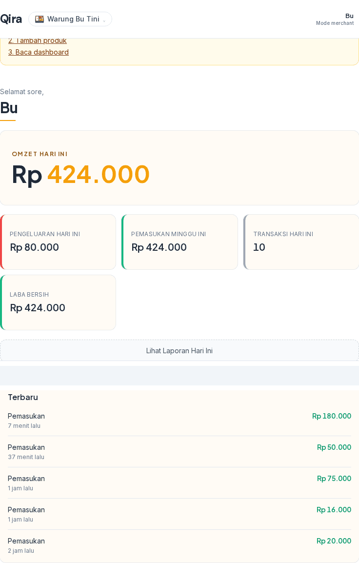 Form dropship marketplace dengan 6 isian